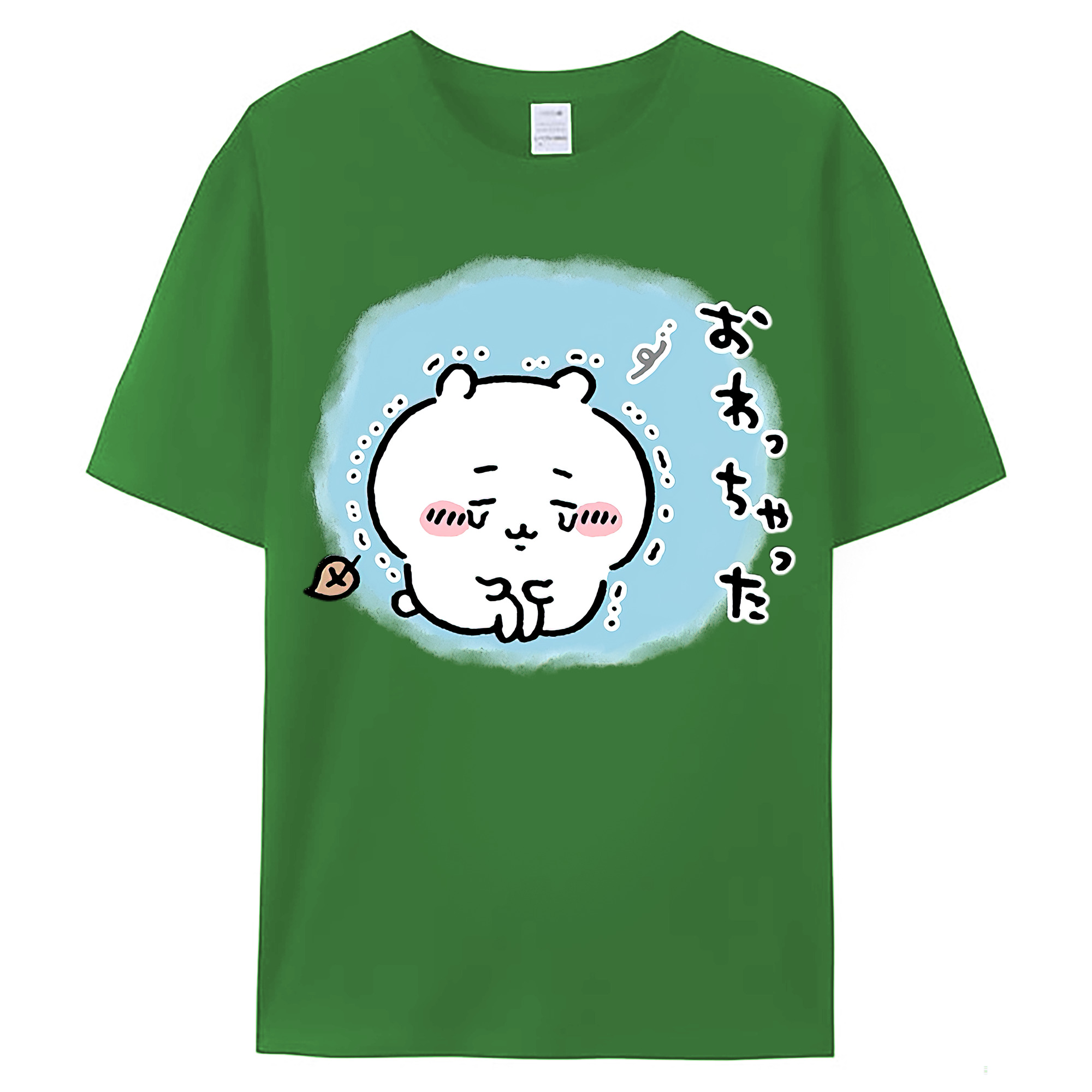 （画像用） ちいかわ ちいかわ Chii-kawa chiikawa レディースカジュアルプリントTシャツ（綿100％）
